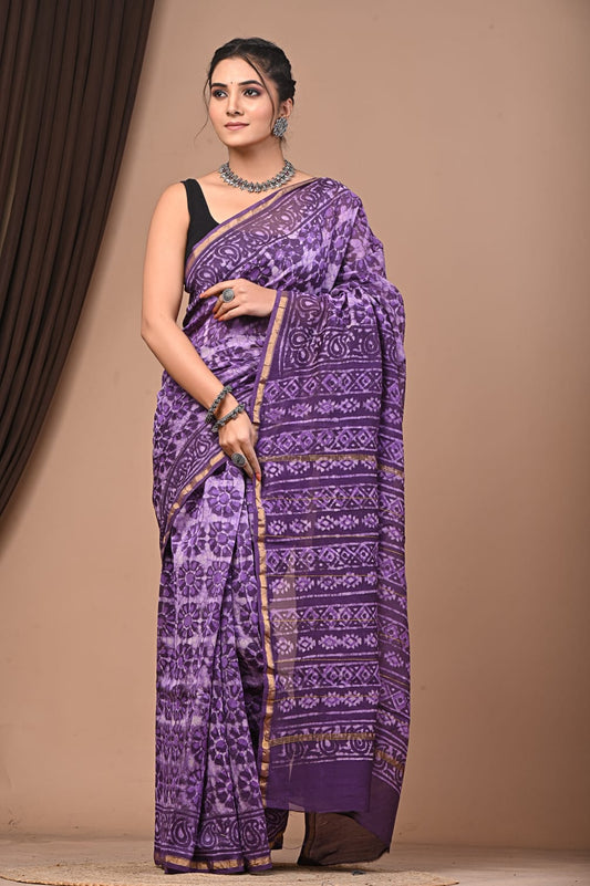 Premium Cotton Saree - The Pyt Store