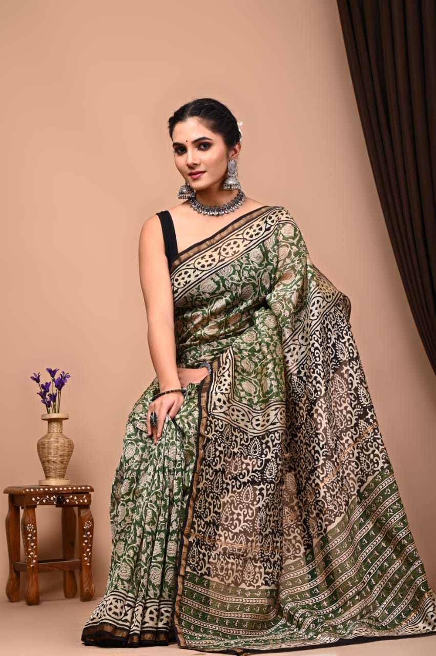 Premium Cotton Saree - The Pyt Store