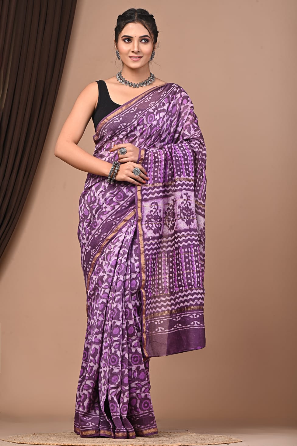 Premium Cotton Saree - The Pyt Store