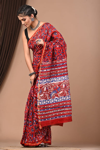 Premium Cotton Saree - The Pyt Store