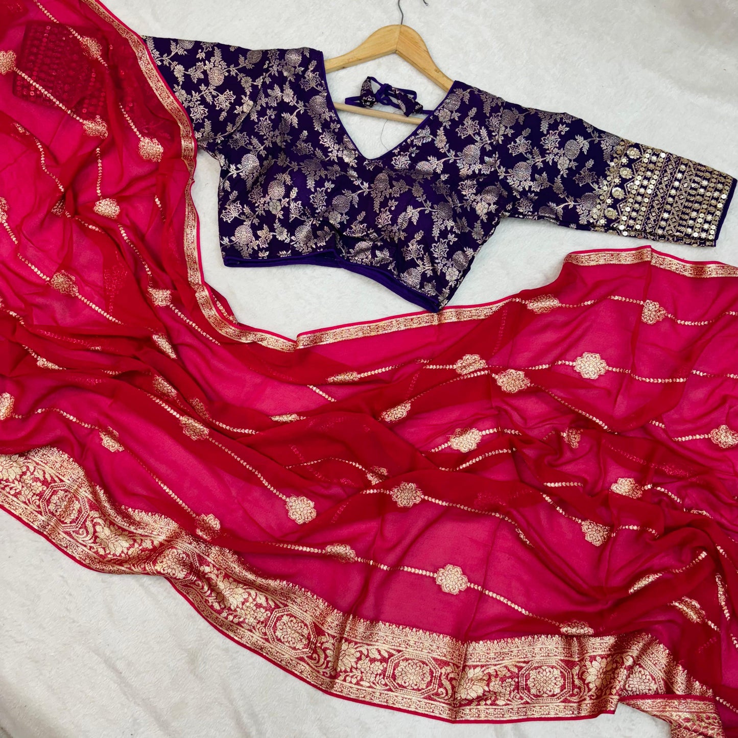 Banarasi georgette silk - The Pyt Store