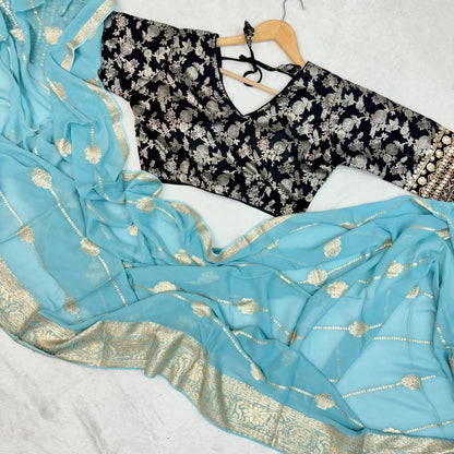 Banarasi georgette silk - The Pyt Store