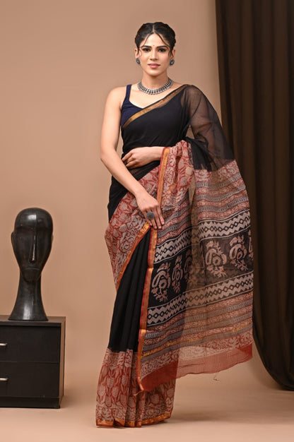 Pure Kota Doriya Saree - The Pyt Store