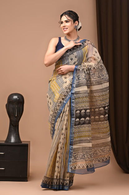 Pure Kota Doriya Saree - The Pyt Store