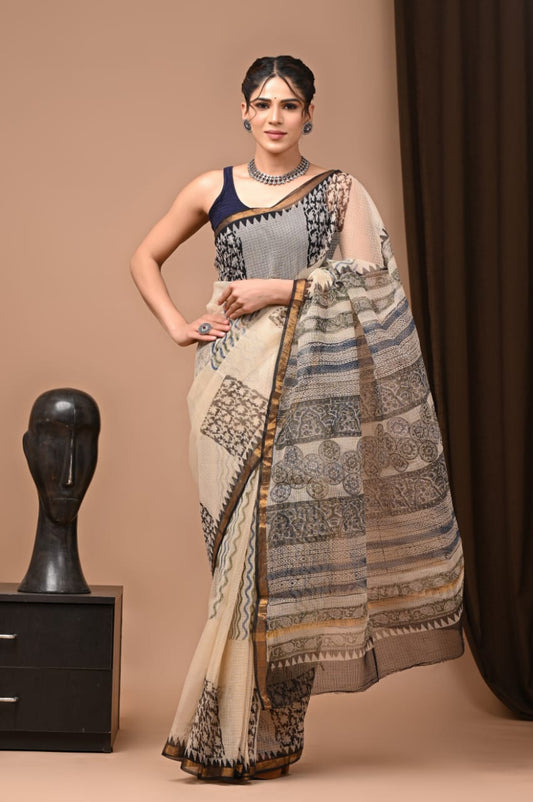 Pure Kota Doriya Saree - The Pyt Store