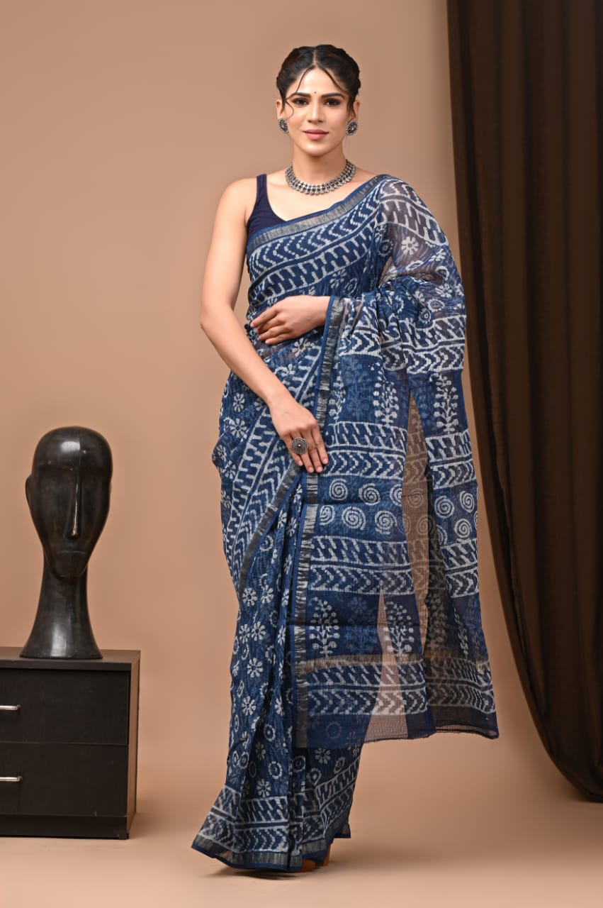 Pure Kota Doriya Saree - The Pyt Store