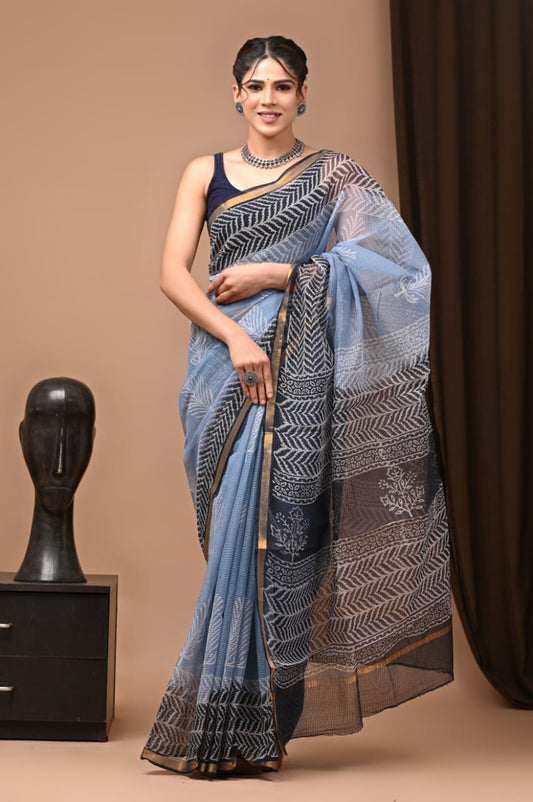 Pure Kota Doriya Saree - The Pyt Store