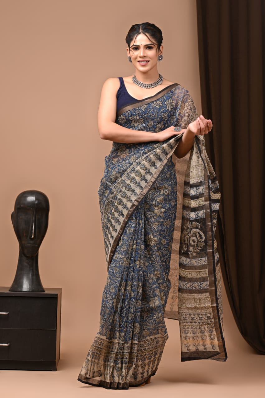 Pure Kota Doriya Saree - The Pyt Store