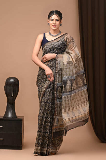 Pure Kota Doriya Saree - The Pyt Store