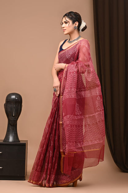 Pure Kota Doriya Saree - The Pyt Store