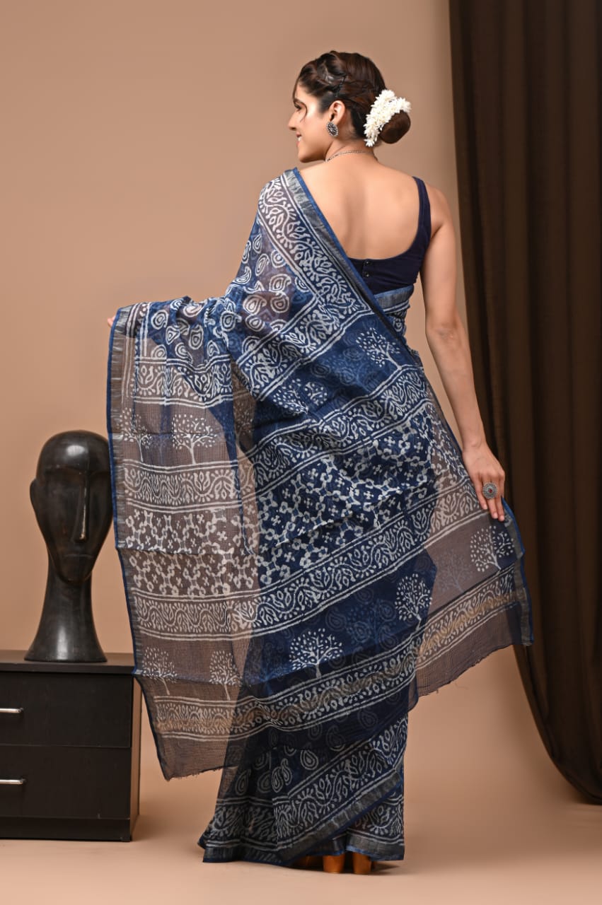 Pure Kota Doriya Saree - The Pyt Store