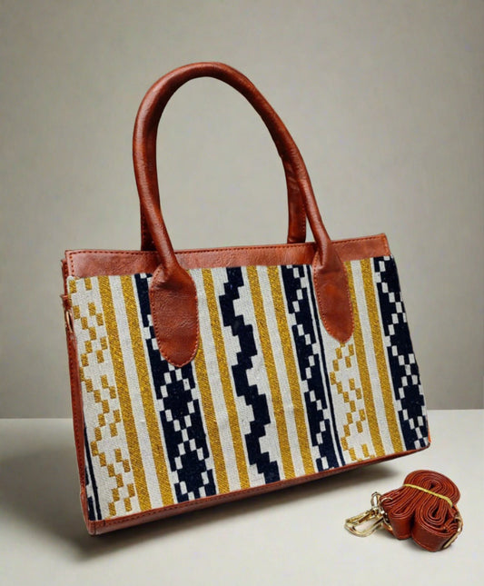 Jacquard handbag - The Pyt Store