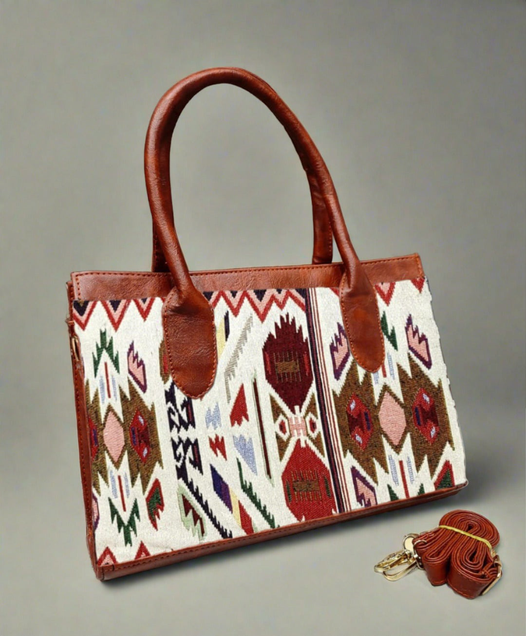 Jacquard handbag - The Pyt Store