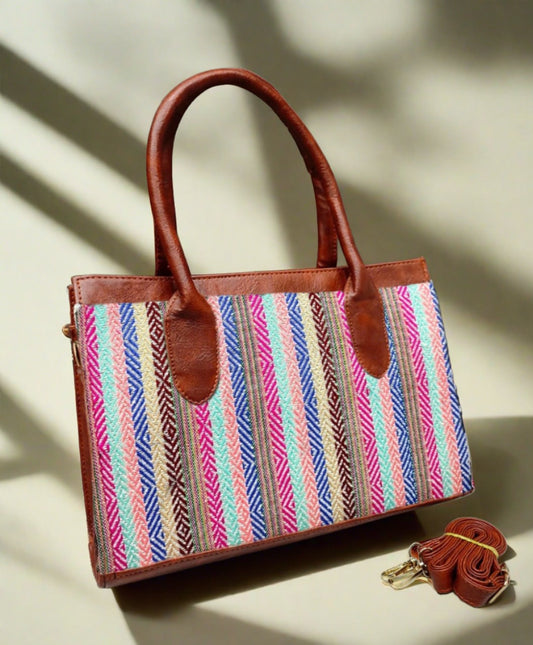 Jacquard handbag - The Pyt Store