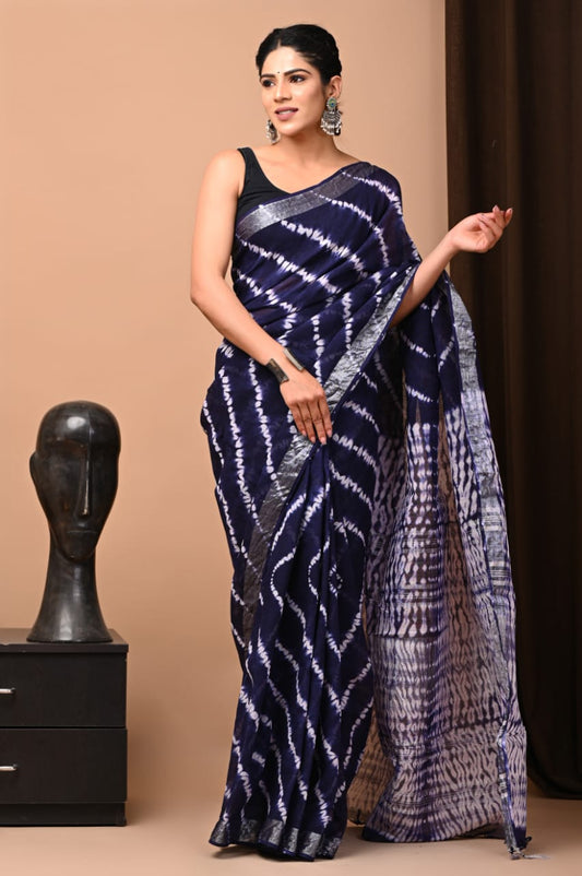 Pure Linen Saree - The Pyt Store