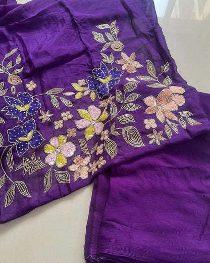 Handwork Designer Saree - The Pyt Store