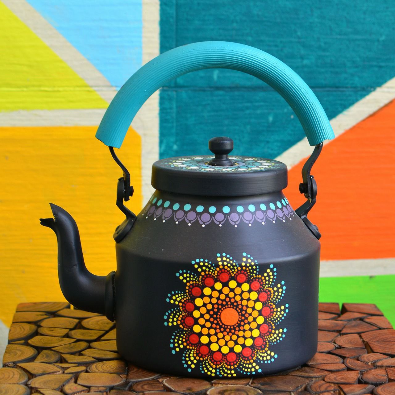 Hand-painted Kettle - The Pyt Store