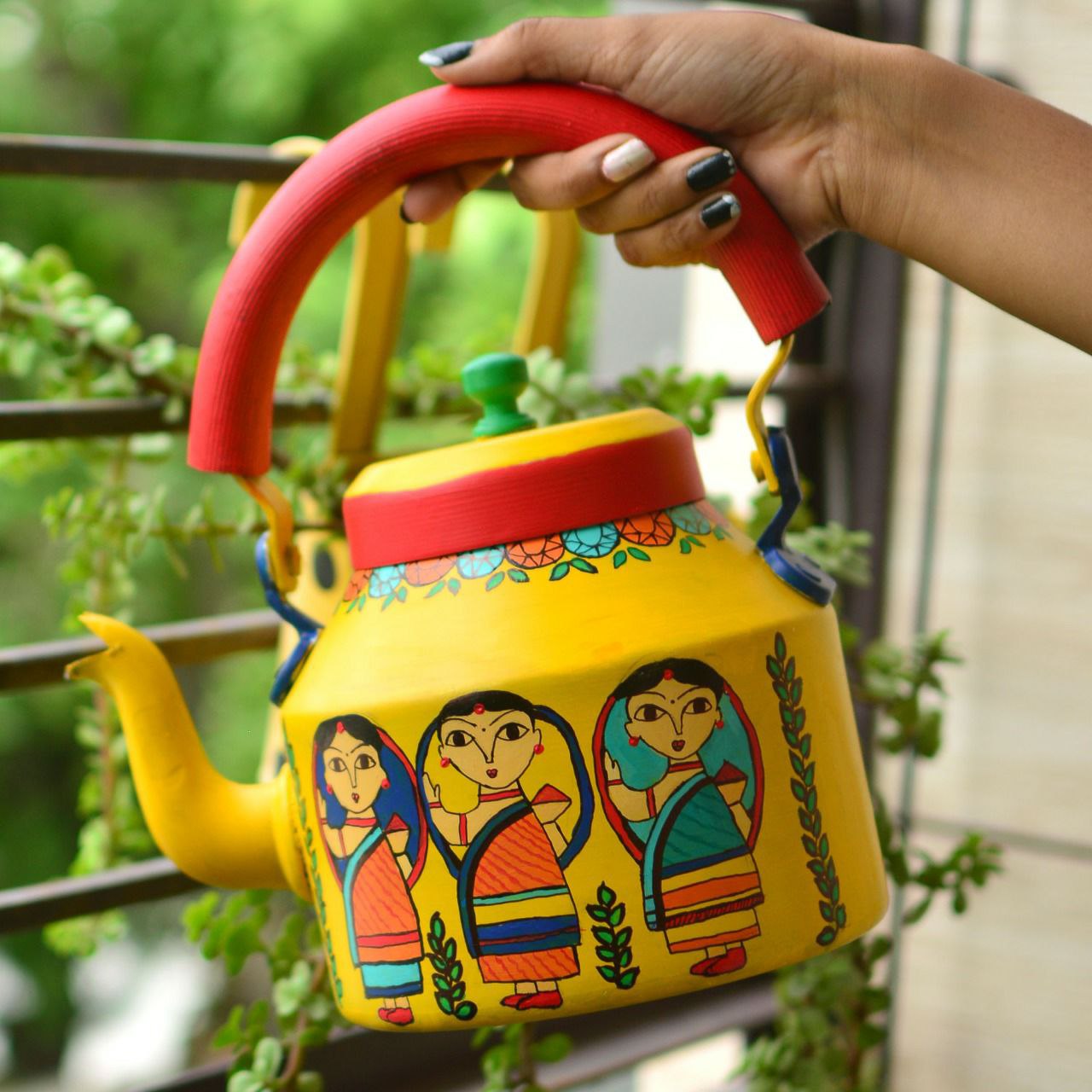 Hand-painted Kettle - The Pyt Store