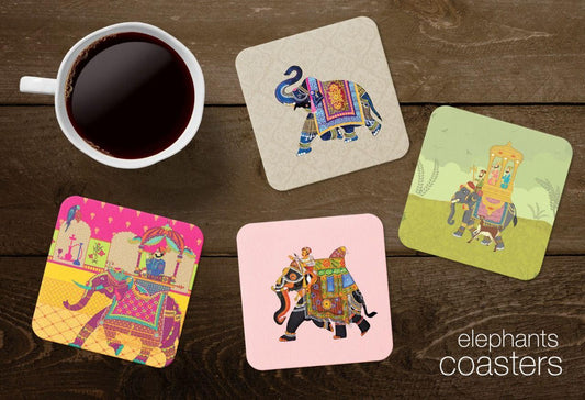 Elephants Coasters - The Pyt Store