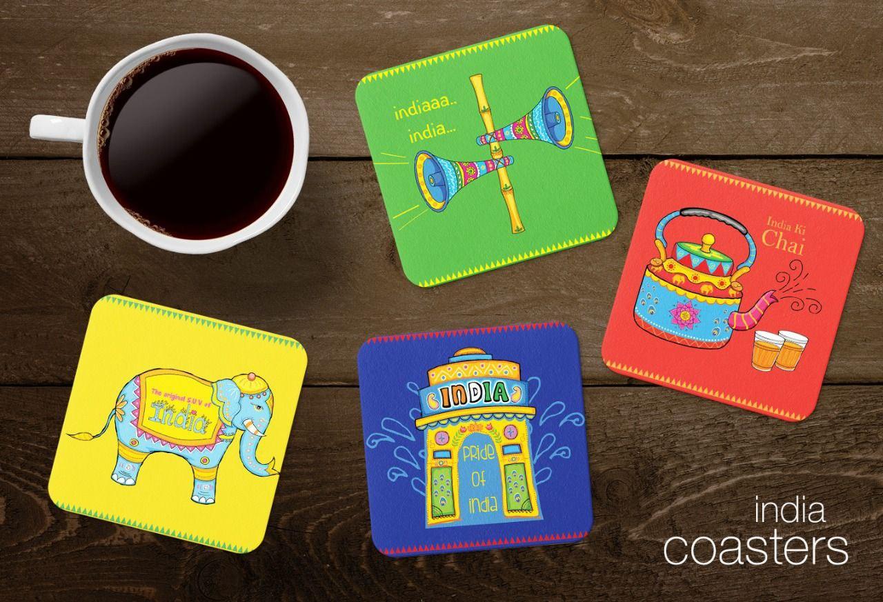 India Tea Coasters - The Pyt Store