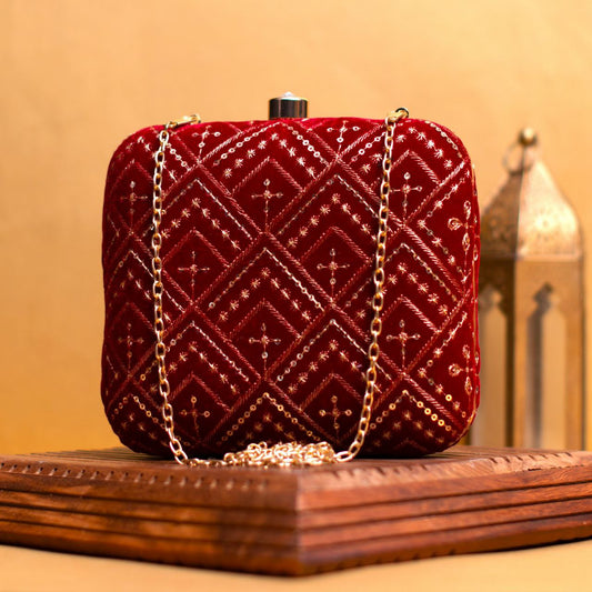 Ethnic Embroidery Clutch Bag - The Pyt Store