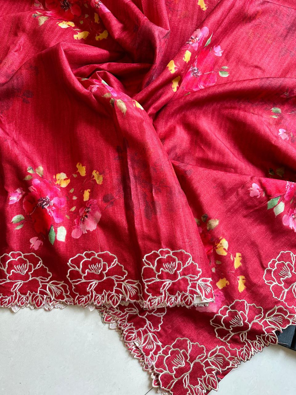 Designer Tussar Cotton