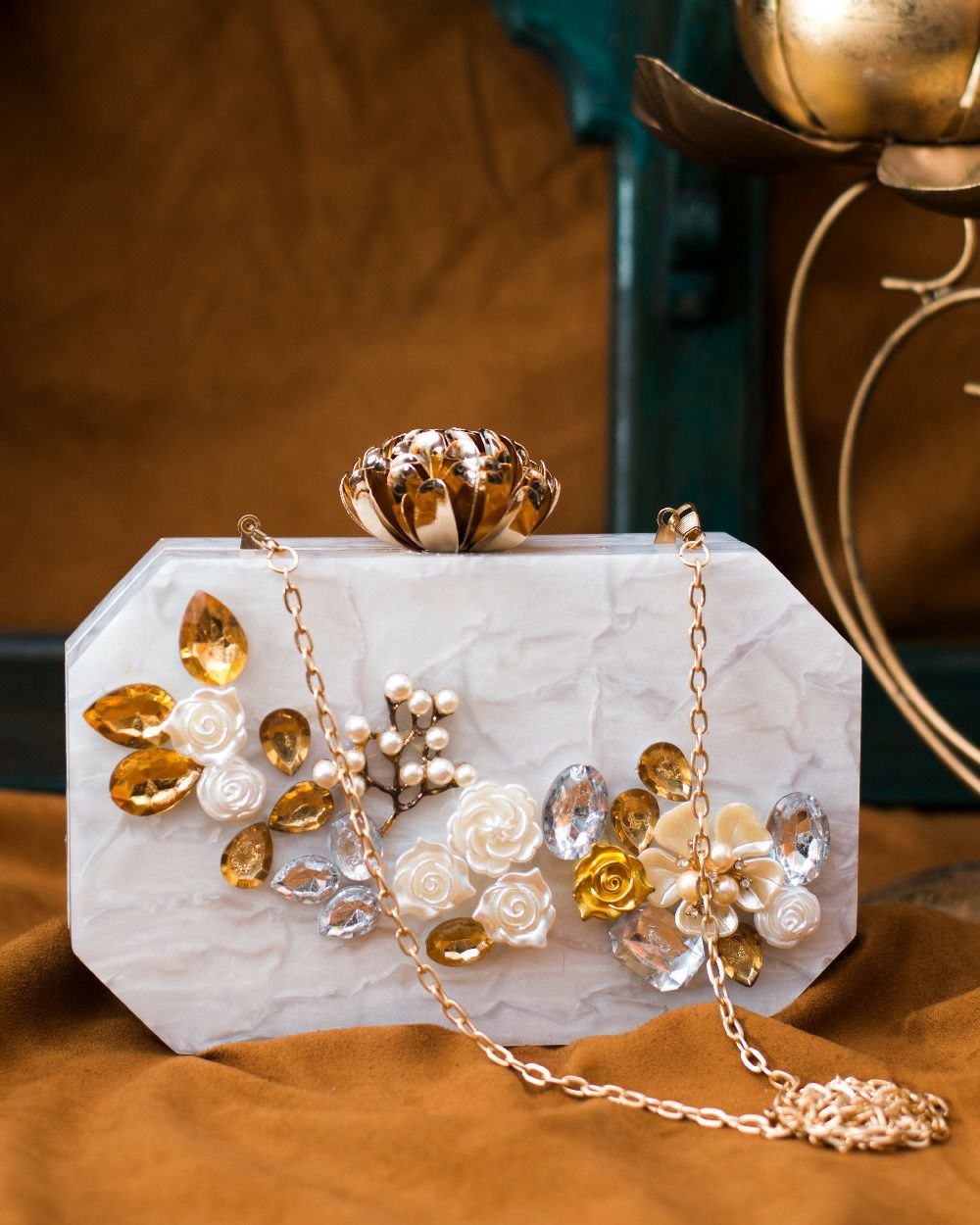 Exquisite Embellished Clutch - The Pyt Store