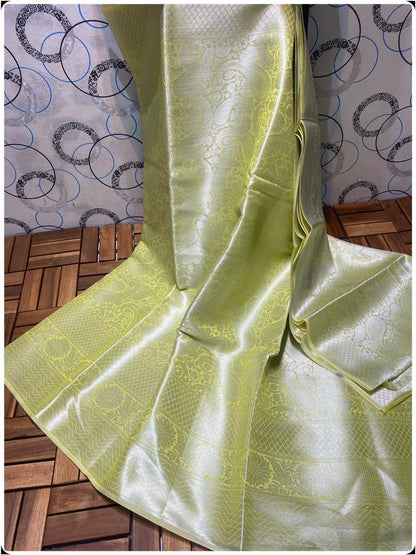 Nethra's Pastel kora silk - The Pyt Store