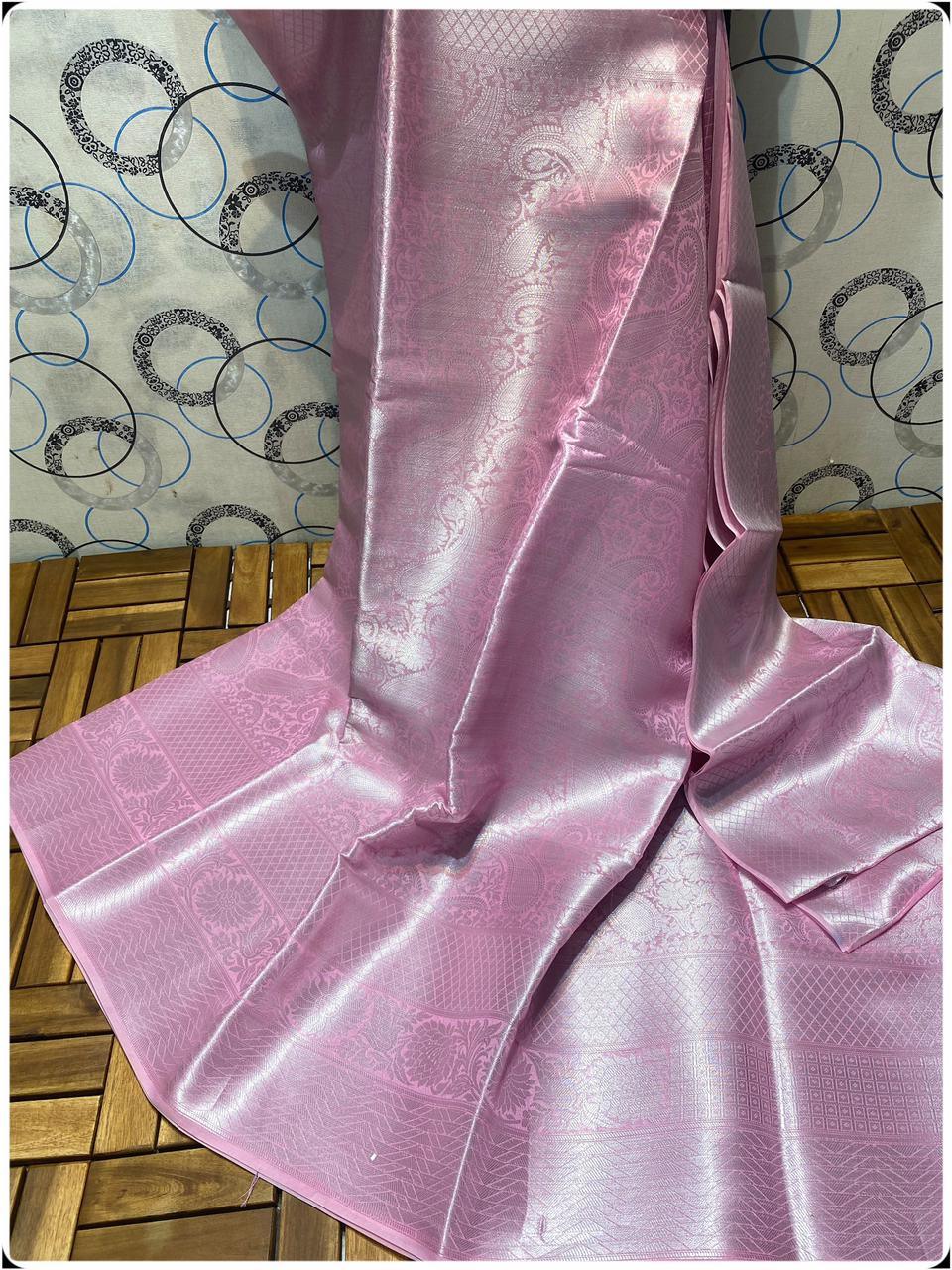 Nethra's Pastel kora silk - The Pyt Store