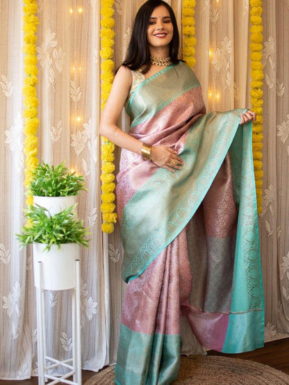 Banarasi tissue silk - The Pyt Store